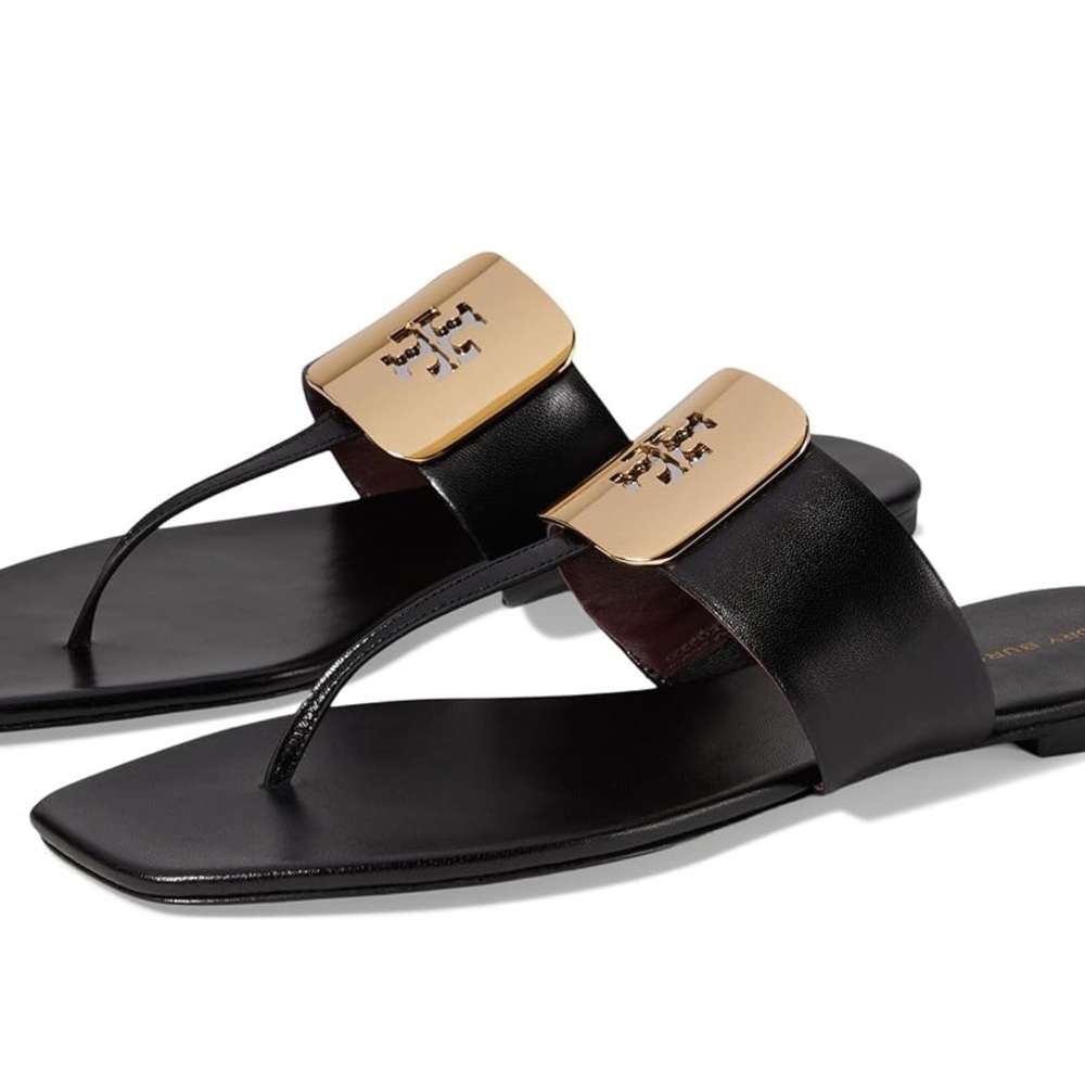 Tory Burch Georgia Leather Sandals - Picture 3 of 15